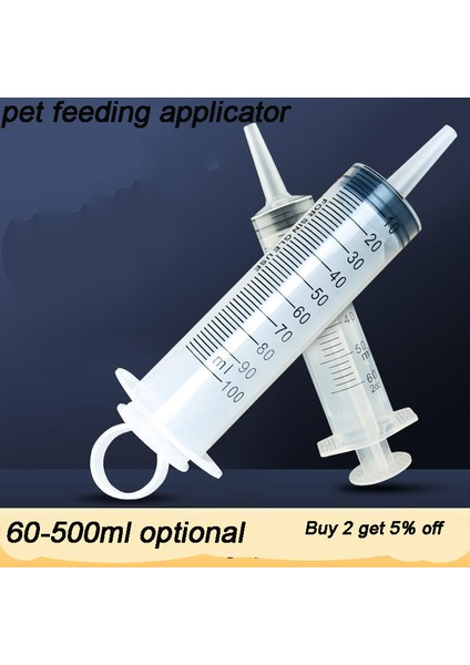 250 ml Pet Hayvanlar Besleme Büyük Şırınga Lavman Şırınga Büyük Kapasiteli Yeniden Kullanılabilir Pompa Ölçekli Büyük Şırınga Seringa ile Ölçme (Yurt Dışından)