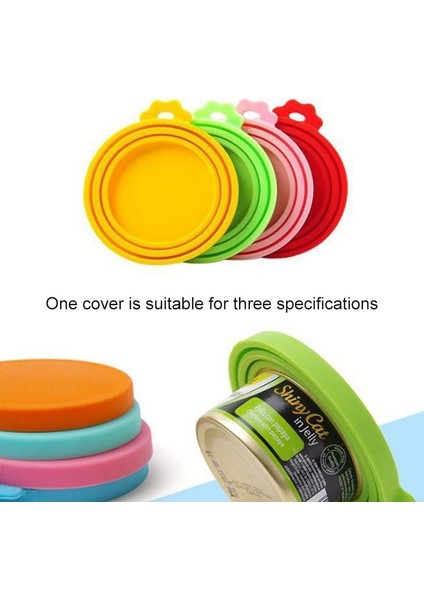 06 Pet Silikon Konserve Çıtası Mühürlü Besleyiciler Gıda Konserve Kapağı Köpek Kedi Depolama Üst Kapağı Yeniden Kullanılabilir Kapak Sağlık Pet Günlük Kullanım Malzemeleri (Yurt Dışından) fiyatları
