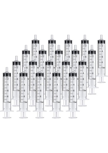 10 ml x 10 Adet 2-20 Adet 1 Ml-10 ml Plastik Yeniden Kullanılabilir Şırınga Ölçme Besin Steril Topraksız Mutfak Aracı (Yurt Dışından) fiyatları