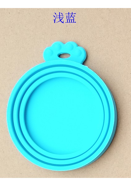 Açık Mavi Silikon Konserve Kapaklı Mühürlü Besleyiciler Gıda Konservesi Kapağı Yavru Köpek Kedi Depolama Üst Kapağı Yeniden Kullanılabilir Kapak Kapağı Sağlık Pet Günlük Malzemeleri (Yurt Dışından)
