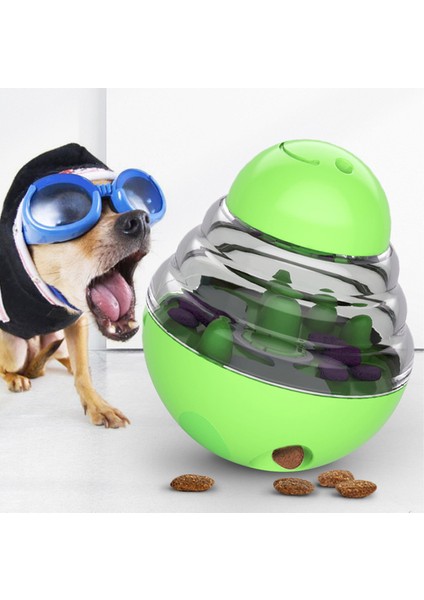 Yeşil Bardak Köpek Oyuncakları Gıda Interaktif Tumbler Sızdıran Yiyen Yavaş Besleyici Tumbler Topu Denge Arabası Köpek Oyuncak Evcil Hayvan Kediler Eğitim Köpek Malzemeleri (Yurt Dışından)