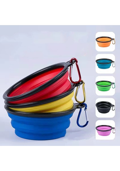 Kırmızı Tpe Katlanır Köpek Kase Silikon Hayvan Mama Kabı Açık Seyahat Taşınabilir Köpek Kase Pet Su Kasesi Yavru Gıda Konteyner Besleyici Bulaşık Kase (Yurt Dışından) modelleri