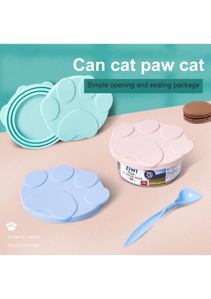 Yeşil Kaşık Taşınabilir Silikon Köpek Kedi Konserve Kapak 2'si 1 Arada Gıda Mühürleyen Kaşık Pet Yemek Kapağı Depolama Taze Tutma Kapakları Kase Köpek Aksesuarları (Yurt Dışından) fiyatları