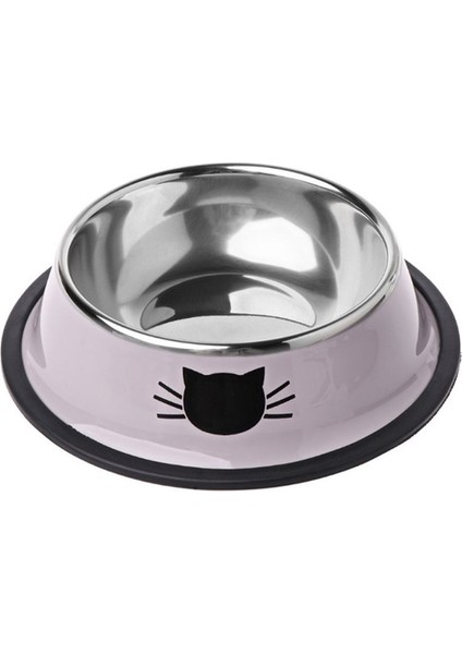 Mavi Kalın Kaymaz Kedi Köpek Mama Kasesi Gıda Eşyaları Kediler ve Yavruları Için Tek Paslanmaz Çelik Evcil Hayvan Kaseleri (Yurt Dışından) fırsatları