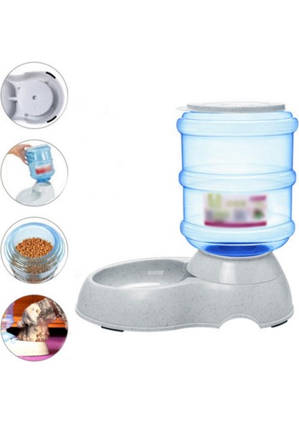 Su Sebili 3.8l 1 Adet Pet Otomatik Besleyici, Gıda ve Su Sebili, Büyük Kapasiteli Sebili Kedi Köpek Kase (Yurt Dışından) indirimleri