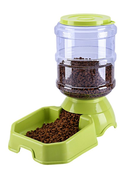 3.8l Feeder5 Otomatik Köpek Besleyici Waterer Yüksek Kapasiteli Pet Yiyecek Kasesi Yerçekimi Su Sebili Evcil Hayvan Mama Kabı Köpekler Kediler Için 3.8 L Köpek Aksesuarları (Yurt Dışından)