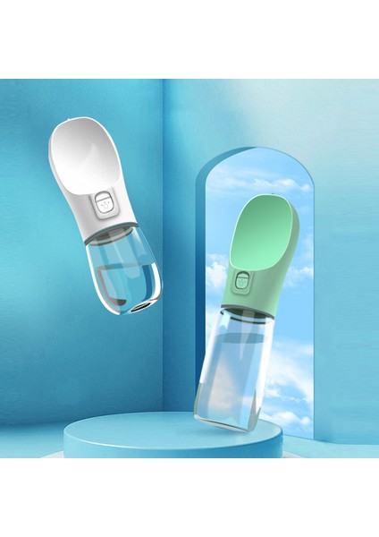 L Beyaz Şişe Taşınabilir Pet Köpek Su Şişesi Seyahat Yavru Kedi Suluk Açık Pet Su Sebili Besleyici Küçük Büyük Köpekler Için Evcil Hayvan Ürünü (Yurt Dışından)