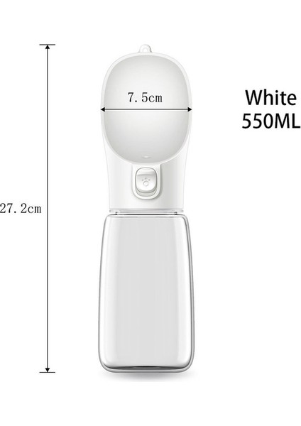 L Beyaz Şişe Taşınabilir Pet Köpek Su Şişesi Seyahat Yavru Kedi Suluk Açık Pet Su Sebili Besleyici Küçük Büyük Köpekler Için Evcil Hayvan Ürünü (Yurt Dışından) fiyatları