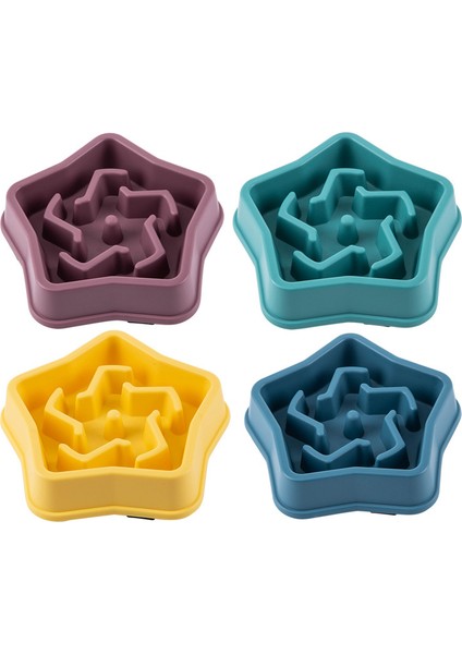 Yeşil Pet Kedi Köpek Yavaş Yemek Kasesi Yağ Yardımı Sağlıklı Yuvarlak Boğulma Önleyici Kalınlaşmış ve Kaymaz Çoklu Renk Şekilleri (Yurt Dışından) fırsatları