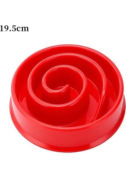 Spiral Kırmızı 20X4.5 cm Pet Köpek Yavaş Besleyici Kase Eğlenceli Kaymaz Anti-Gulping Yavaş Gıda Besleme Yemekleri Büyük Orta Küçük Köpekler Için Eko Köpek Kase Köpek Yavrusu (Yurt Dışından) fiyatları
