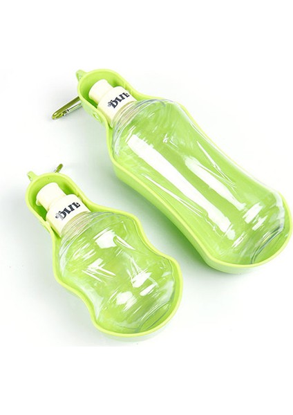 Yeşil 250ML 250/500ML Spor Pet Köpek Su Şişesi Yavru Kedi Içme Çeşmesi Otomatik Yavaş Su Sebili Plastik Seyahat Pet Köpek Kasesi (Yurt Dışından)