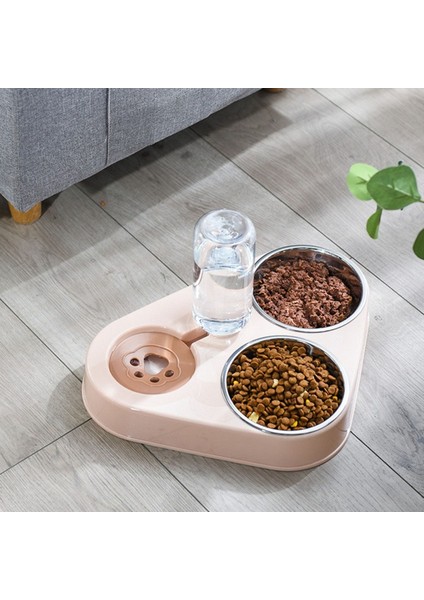 Mavi S 500 ml 3 In 1 Pet Köpek Kedi Kase Otomatik Besleyici Kedi Mama Kasesi Su Çeşmesi Çift Kase Içme Yükseltilmiş Standı Çanak Kaseler (Yurt Dışından) fiyatları
