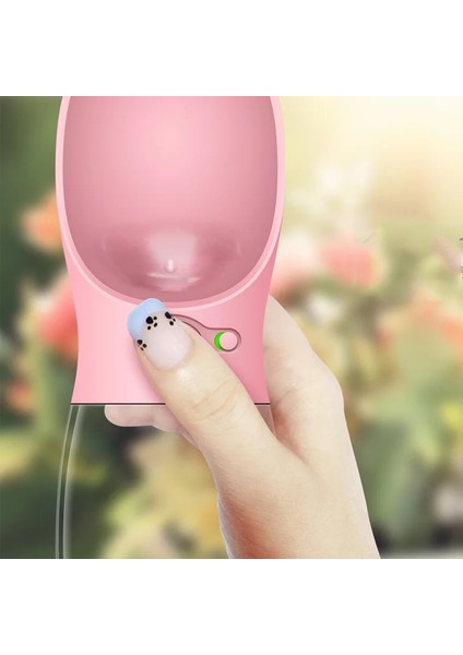 Pembe 350ML Abs Güvenli Taşınabilir Pet Köpek Su Şişesi Köpekler Için Seyahat Yavru Kedi Suluk Açık Pet Su Sebili Besleyici Ev Hayvanı Ürünü (Yurt Dışından) fırsatları