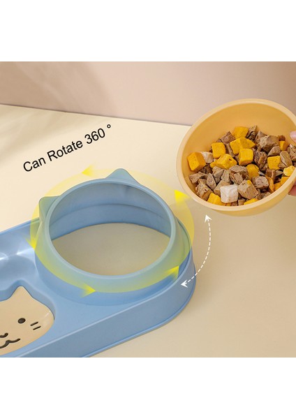 Yeşil Kedi Kase Otomatik Su Depolama Yiyecek Dağıtıcısı 3'ü 1 Arada Boyun Yavru Kittey Besleyici Konteyner Kaymaz Köpek Içme Evcil Hayvan Malzemeleri (Yurt Dışından) fırsatları