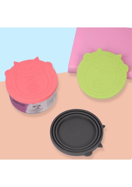 Mavi 3 In 1 Yeniden Kullanılabilir Silikon Köpek Kedi Konserve Kapak Taşınabilir Gıda Mühürleyen Kapak Pet Yemek Örtüsü Taze Teneke Kapak Kutular Kap Evcil Hayvan Aksesuarları (Yurt Dışından) modelleri