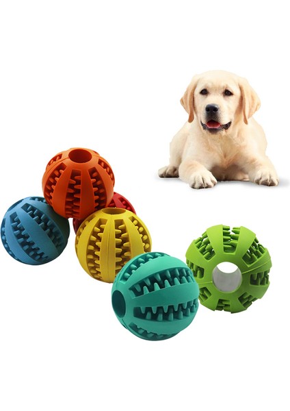Sarı Çap 6cm Köpekler Için Oyuncaklar Topu Interaktif Oyuncaklar Köpek Çiğneme Oyuncakları Diş Temizleme Esnekliği Küçük Büyük Köpek Oyuncakları Kauçuk Evcil Hayvan Topu Oyuncakları (Yurt Dışından)
