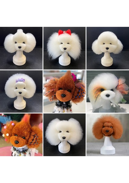 Kahverengi Saç Headmodel Evcil Hayvan Simüle Edilmiş Kafa Saç Sahte Köpek Kafası Modeli Güzellik Uzmanı Uygulama Kesme Köpek Saç Köpek Vücut Peruk Evcil Hayvan Bakım Kırpma Uygulaması (Yurt Dışından)