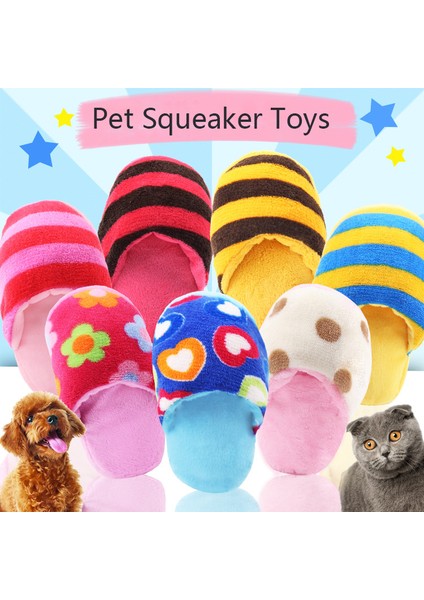 C Interaktif Peluş Flip Flop Pet Köpek Çiğneme Oyuncakları Chihuahua Pug Yavru Squeaker Oyuncaklar Küçük Köpekler Için Cızırtılı Köpekler (Yurt Dışından) modelleri