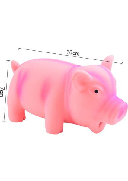 Pembe 1 Adet Sevimli Kauçuk Ses Domuz Grunting Squeak Lateks Pet Çiğnemek Oyuncaklar Köpek Squeaker Çiğnemek Eğitim Köpek Malzemeleri Evcil Hayvan Ürünleri (Yurt Dışından)
