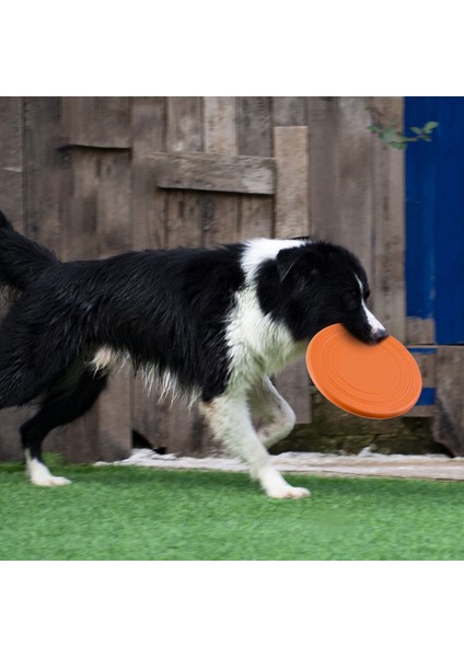 Sarı L Silikon Uçan Daire Komik Köpek Kedi Oyuncak Köpek Oyunu Uçan Diskler Dayanıklı Çiğnemek Köpek Eğitim Interaktif Pet Malzemeleri (Yurt Dışından)