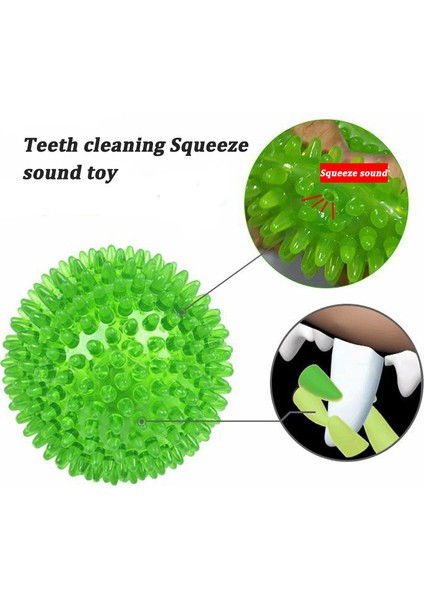 Yeşil S 6.5 cm Pet Köpek Oyuncakları Kedi Köpek Sondaj Oyuncak Tpr Yumuşak Çapak Diş Temizleme Elastik Top Açık Eğitim Interaktif Çiğneme Oyuncağı Evcil Hayvan Malzemeleri (Yurt Dışından) indirimleri