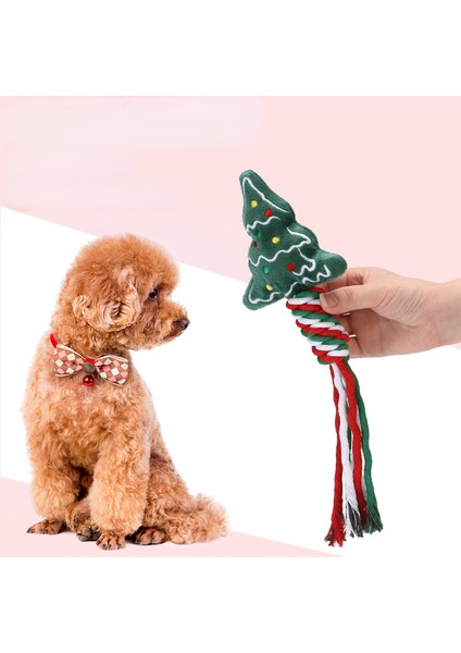 J 1 Adet Evcil Hayvan Aksesuarları Evcil Köpek Oyuncakları Noel Kamışı Pamuk Halatlar Düğüm Köpekler Çiğnemek Interaktif Molar Bite Oyuncak Köpek Pet Malzemeleri (Yurt Dışından) indirimleri