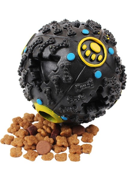 Siyah 7.5 cm 7.5/10/12 cm Küçük Büyük Köpekler Için Pet Köpek Oyuncak Doğal Kauçuk Kaçak Gıda Topu Interaktif Pet Kedi Diş Çıkarma Eğitimi Çiğneme Oyuncakları (Yurt Dışından) fiyatları