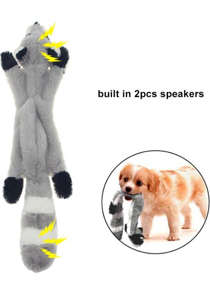 I (Doldurma) Köpek Peluş Oyuncaklar Squeakers ile Dayanıklı Stuffingless Peluş Cızırtılı Köpek Çiğneme Oyuncak Tilki Rakun Sincap Buruşuk Hayvan Oyuncaklar Evcil Hayvanlar Için (Yurt Dışından) modelleri
