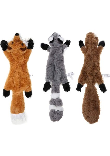 I (Doldurma) Köpek Peluş Oyuncaklar Squeakers ile Dayanıklı Stuffingless Peluş Cızırtılı Köpek Çiğneme Oyuncak Tilki Rakun Sincap Buruşuk Hayvan Oyuncaklar Evcil Hayvanlar Için (Yurt Dışından) fırsatları