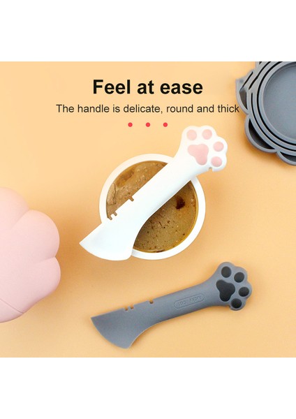 Pembe Konserve Kapak Çok Fonksiyonlu Pet Konserve Kaşık Kavanoz Açacağı Yavru Besleme Karıştırma Islak Kuru Kepçe Kedi Köpek Aksesuarları Besleyici Kürek Evcil Hayvan Sofra (Yurt Dışından) modelleri