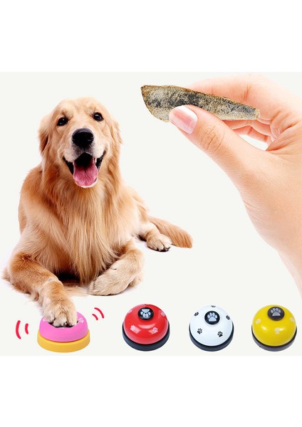 Sarı 7X7X4.5CM 7 Renk Pençe Baskı Kedi Köpek Çan Oyuncak Dokunmatik Sondaj Geliştirin Pet Iq Interaktif Eğitim Oyuncaklar Kediler Köpekler Evcil Hayvanlar Için Aksesuarlar (Yurt Dışından) indirimleri