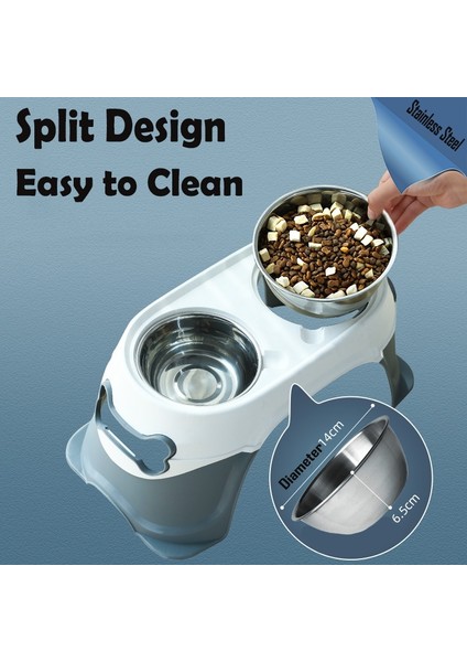 Pembe Hoopet Büyük Köpek Mama Kabı 20CM Yüksek Boyun Koruma Kasesi Köpek Için Hayvan Mama Kabı Köpek Aksesuarları Köpek Malzemeleri Besleme Kasesi Köpek Için (Yurt Dışından) indirimleri