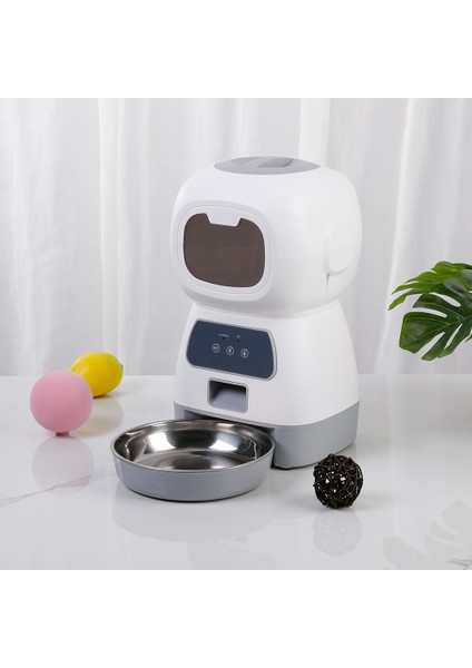 Mavi Su 3.5l Otomatik Evcil Hayvan Besleyici Wifi App Akıllı Zamanlı Dozaj Besleyici Kedi Köpek Maması Dağıtıcı 2l Otomatik Içecek Çeşmesi Su Besleyici Kedi Kase (Yurt Dışından)