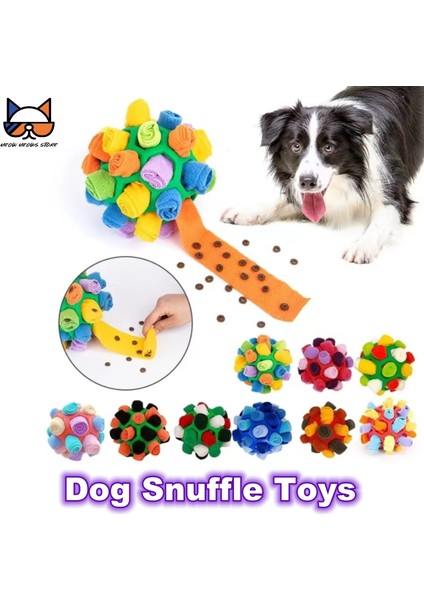 Green D Interaktif Köpek Bulmaca Oyuncaklar Doğal Toplayıcılık Becerilerini Teşvik Edin Taşınabilir Pet Snuffle Topu Oyuncak Yavaş Besleyici Eğitim Eğitici Oyuncak (Yurt Dışından)