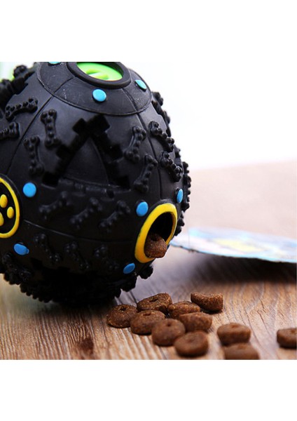 C 70MM Çap Canavar Squeak Interaktif Pet Gıda Dağıtıcı Köpek Oyuncakları Topu Çocuklar Için Pitbull Golden Retriever Oyuncaklar Hayvanlar Oyun Ürünleri 7 cm (Yurt Dışından)