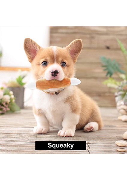 Turuncu Pet Yavru Köpek Peluş Bulmaca Oyuncaklar Interaktif Chihuahua-Oyuncaklar Agresif Çiğneme Quack Ses Oyuncak Temizlik Malzemeleri (Yurt Dışından) modelleri