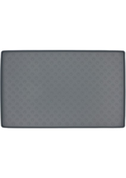 Gri 60X40 cm Pet Placemat Köpek Maması Kasesi Mat Kedi Besleme Mat Kedi Köpek Içme Besleme Placemat Silikon Su Geçirmez Hayvan Mama Kabı Ped Besleyici Paspaslar (Yurt Dışından)