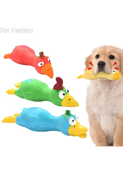 Kırmızı 18 cm Sevimli Lateks Tavuk Şekli Pet Squeak Oyuncaklar Köpek Kedi Yavrusu Çiğneme Ses Oyuncaklar Simülasyon Çığlık Tavuk Yaratıcı Köpek Aksesuarları (Yurt Dışından) fiyatları