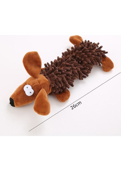 Gül Kırmızı Dayanıklı Pet Köpek Peluş Oyuncak Hayvan Şekli Küçük Köpekler Için Squeaky ile Chihuahua Yorkshire Bichon Yavru Çiğnemek Temizleme Diş Oyuncakları (Yurt Dışından)