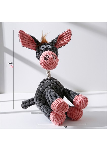 Pembe Eşek Oyuncaklar Köpek Ahtapot Hayvan Şekli Pet Peluş Oyuncak Interaktif Kedi Köpek Dişleri Temiz Çiğneme Oyuncak Küçük Orta Büyük Köpek Evcil Hayvan Malzemeleri (Yurt Dışından)
