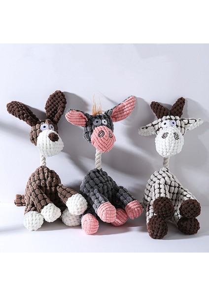 Pembe Eşek Oyuncaklar Köpek Ahtapot Hayvan Şekli Pet Peluş Oyuncak Interaktif Kedi Köpek Dişleri Temiz Çiğneme Oyuncak Küçük Orta Büyük Köpek Evcil Hayvan Malzemeleri (Yurt Dışından)