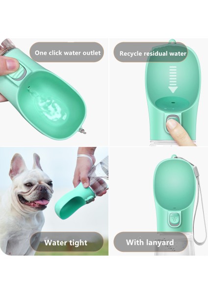 Mavi 300 ml - Pet 300 ml Küçük Büyük Köpekler Için Taşınabilir Pet Köpek Su Şişesi Seyahat Yavru Kedi Suluk Bulldog Su Sebili Besleyici (Yurt Dışından) indirimleri