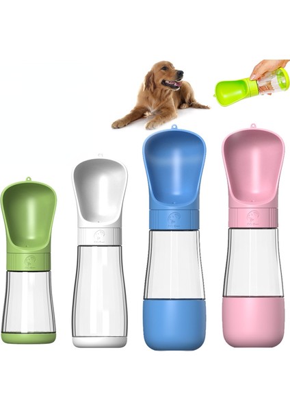 Beyaz 330ML 330/510ML Pet Köpek Eşlik Eden Su Bardağı Açık Içme Çeşmesi Taşınabilir Su Şişesi Su Şişesi Dışarı Çıkmak Malzemeleri (Yurt Dışından) modelleri