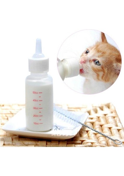 B Tipi Pet Süt Şişesi Yavru Yavru Süt Hemşirelik Bakımı Biberon Seti Köpek Kedi Şişe Pet Besleme Su Araçları Silikon Meme (Yurt Dışından) fiyatları