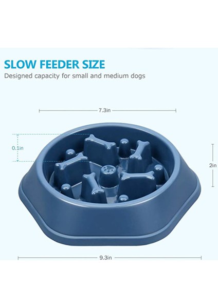 Pembe Pet Köpek Kase Köpek Yavaş Besleyici Kase Yavru Kedi Yavaş Yemek Kase Anti-Gurping Yemek Tabağı Besleme Köpek Kedi Mama Kasesi Evcil Hayvan Malzemeleri (Yurt Dışından) modelleri