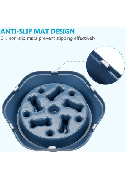 Pembe Pet Köpek Kase Köpek Yavaş Besleyici Kase Yavru Kedi Yavaş Yemek Kase Anti-Gurping Yemek Tabağı Besleme Köpek Kedi Mama Kasesi Evcil Hayvan Malzemeleri (Yurt Dışından) indirimleri