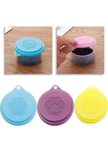 1 Adet 1/3/5 Adet Evcil Hayvan Maması Teneke Kapak Köpek Kedi Kase Plastik Kapaklı Konserve Kapakları Taze Üst Kapaklar Saklama Kutusu Kapağı Evcil Hayvan Malzemeleri (Yurt Dışından) modelleri