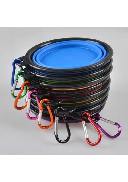 A3 1000ML (17.5X13X7CM) 350/1000ML Katlanabilir Besleyici Kaseler Köpek Yavrusu Pet Kedi Su Suluk Gıda Konteyner Silikon Yemek Tabağı Taşınabilir Seyahat (Yurt Dışından)