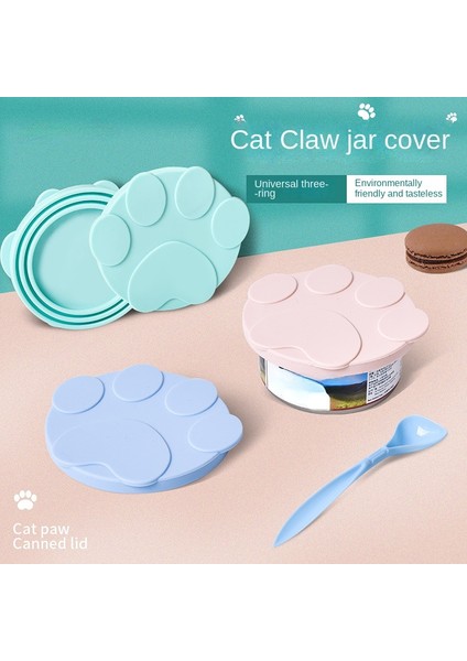 Yeşil Kaşık Taşınabilir Silikon Köpek Kedi Konserve Kapak 2'si 1 Arada Gıda Mühürleyen Kaşık Pet Yemek Kapağı Saklama Taze Tutma Kapakları Kase Köpek Aksesuarları (Yurt Dışından) fiyatları