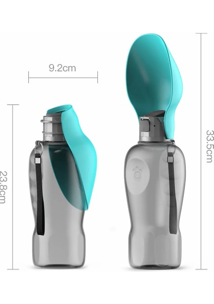 Yeşil 800 ml 800 ml Taşınabilir Köpek Su Şişesi Küçük Orta Büyük Köpekler Için Açık Seyahat Suluk Yavru Kedi Besleyici Pet Labrador Aksesuarları (Yurt Dışından) fiyatları